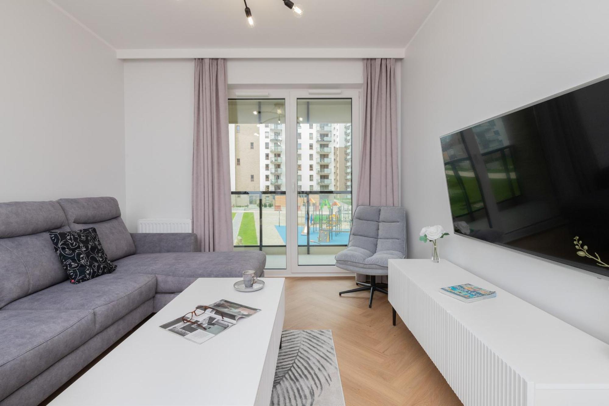 Nowa Letnica Comfortable Apartments With Balcony & Parking Gdansk By Noclegi Renters 外观 照片