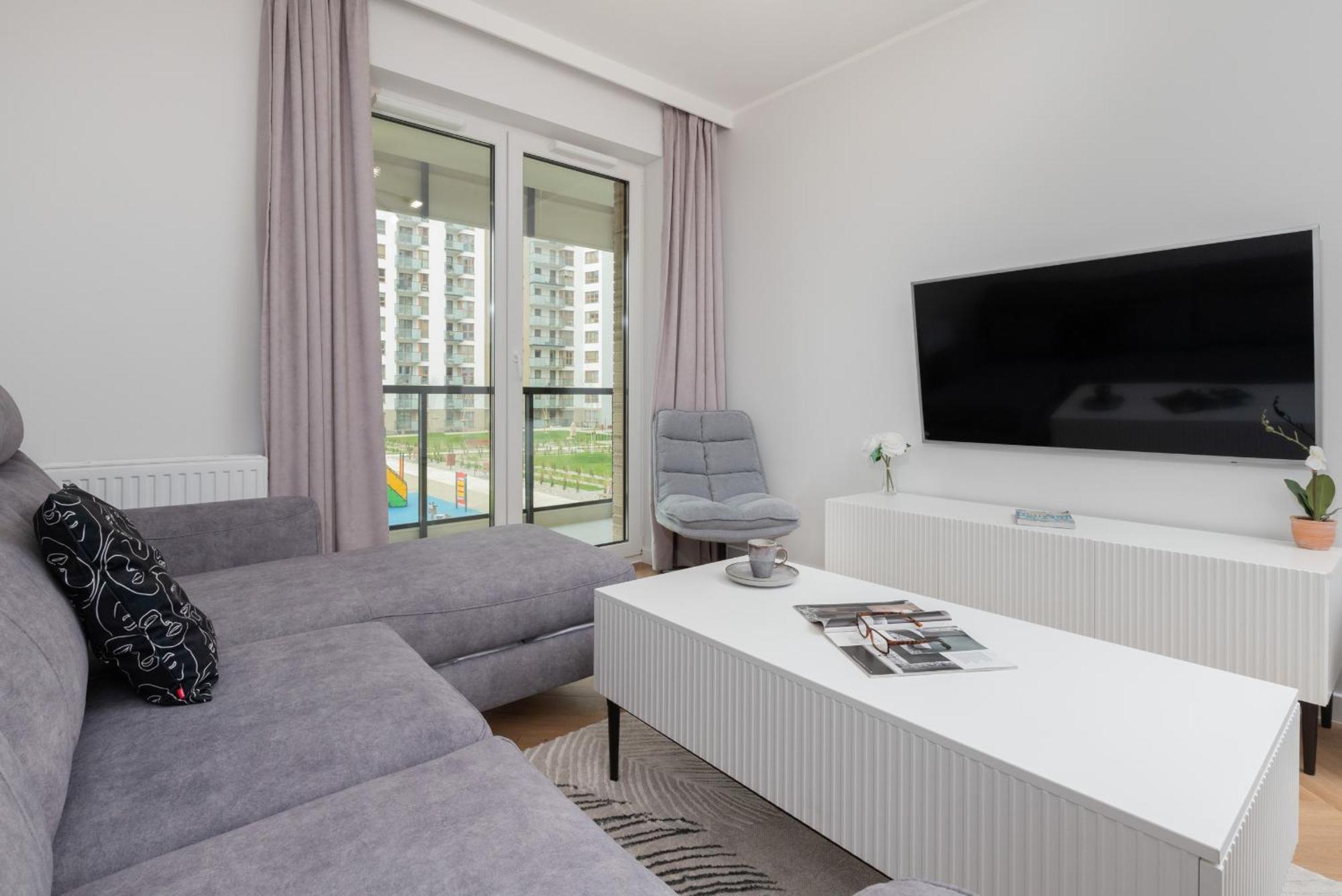 Nowa Letnica Comfortable Apartments With Balcony & Parking Gdansk By Noclegi Renters 外观 照片